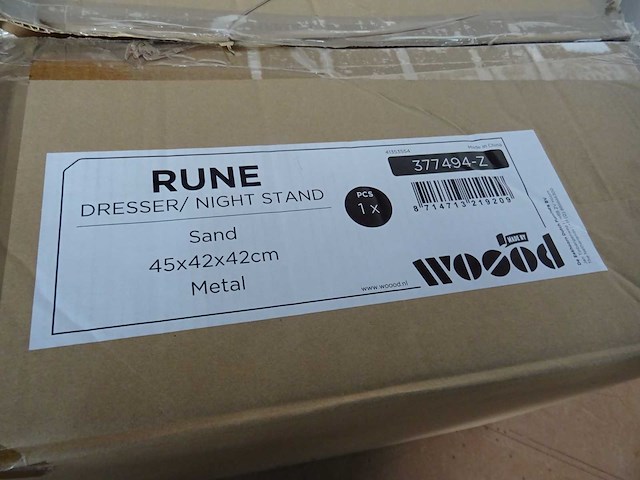 Woood - rune - nachtkastje (2x) - afbeelding 2 van  8