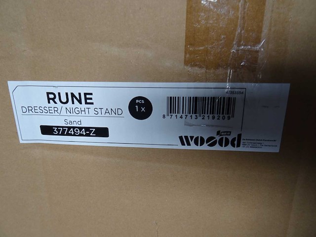 Woood - rune - nachtkastje (2x) - afbeelding 4 van  8