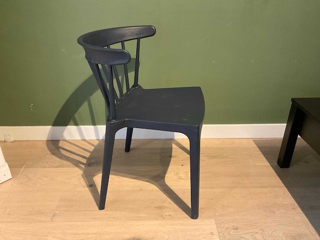 Woood bliss stoel met halfronde tafel/bureau - afbeelding 3 van  3