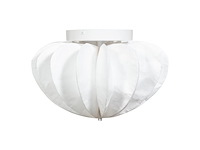 Woood dalia plafondlamp papier wit 28x40 cm - afbeelding 1 van  1