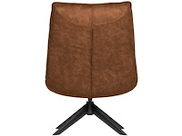 Woood jouke draaifauteuil leerlook - afbeelding 3 van  5