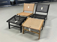 Woood ligstoelen (2x) - afbeelding 1 van  4