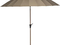 Woood monica parasol aluminium zand - afbeelding 1 van  3