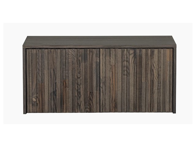 Woood new gravure kistbank essen espresso - afbeelding 1 van  1