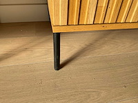 Woood new gravure tv meubel en hoge kast (2x) - afbeelding 4 van  7