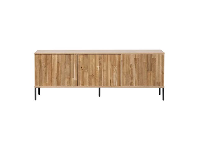 Woood new gravure tv meubel en hoge kast (2x) - afbeelding 5 van  7