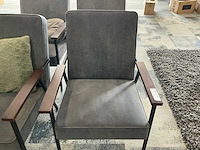 Woood sally ribcord fauteuil (4x) - afbeelding 3 van  6