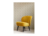 Woood sara fauteuil velvet oker set - afbeelding 2 van  5