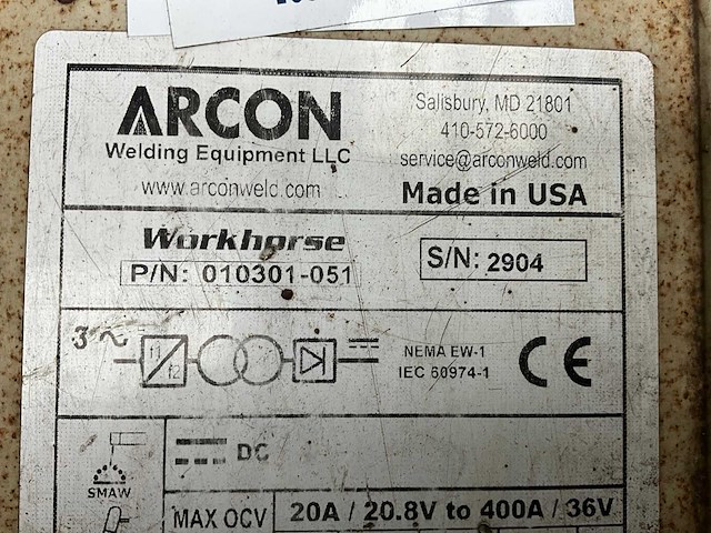 Workhorse 300s elektrode lasapparaat - afbeelding 6 van  6
