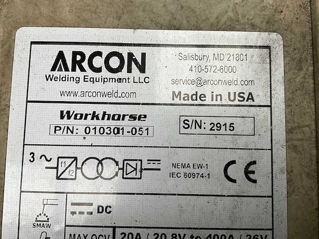 Workhorse 300s elektrode lasapparaat - afbeelding 6 van  6