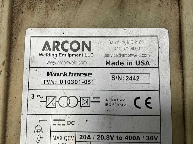 Workhorse 300s elektrode lasapparaat - afbeelding 4 van  4