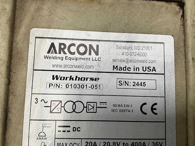 Workhorse 300s elektrode lasapparaat - afbeelding 6 van  6