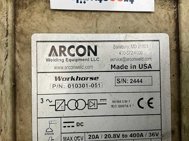 Workhorse 300s elektrode lasapparaat - afbeelding 6 van  6
