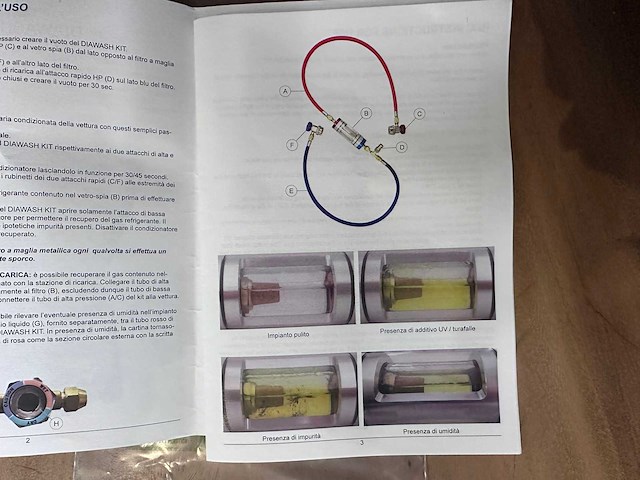 Workshopparts - airco r134a & r1234yf diagnose kijkglas set - afbeelding 3 van  5