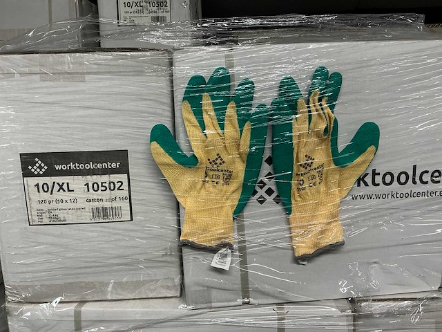 Worktoolcenter 10/xl werkhandschoen (120x) - afbeelding 1 van  3