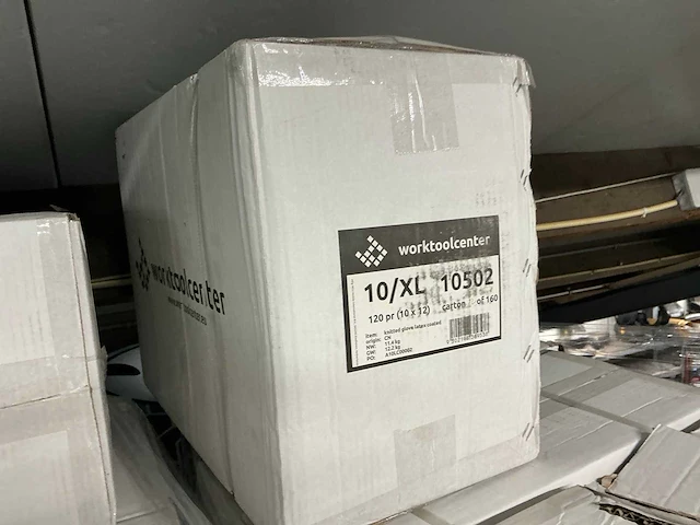 Worktoolcenter 10/xl werkhandschoen (120x) - afbeelding 2 van  3