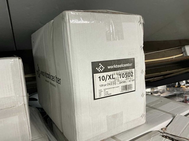 Worktoolcenter 10/xl werkhandschoen (120x) - afbeelding 2 van  2