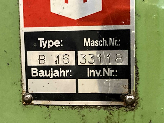Wörner b16 tafelboormachine - afbeelding 5 van  13