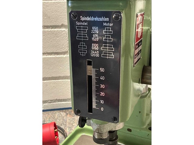 Worner b4 tafelboormachine - afbeelding 4 van  6