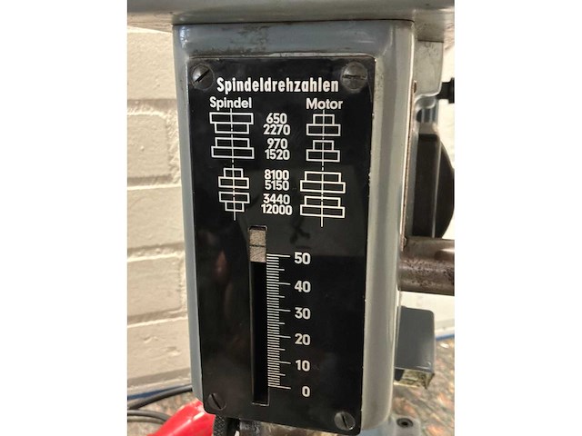 Worner b4 tafelboormachine - afbeelding 3 van  6