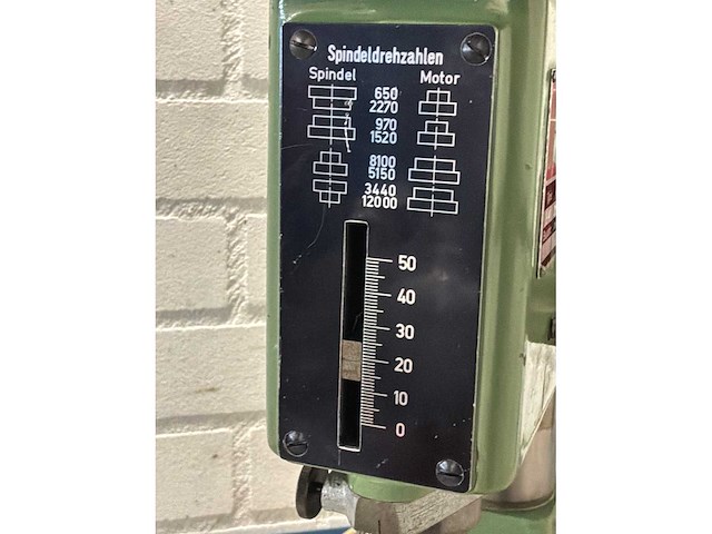 Worner b4 tafelboormachine - afbeelding 5 van  10