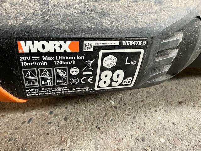 Worx bladblazer - afbeelding 3 van  3
