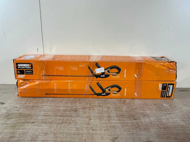 Worx wg260e.9 heggenschaar (2x) - afbeelding 3 van  10