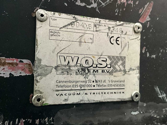 W.o.s. 0040 b vacuümpomp - afbeelding 7 van  7
