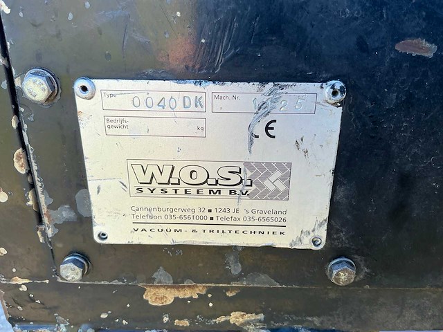 W.o.s. 0040dk vacuümheffer - afbeelding 9 van  9