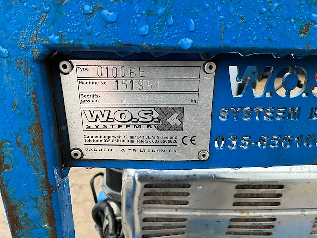 W.o.s. 0100be vacuümheffer - afbeelding 2 van  10
