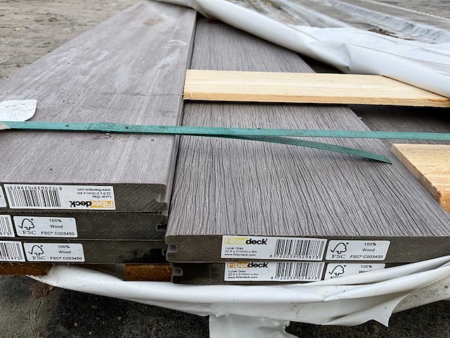 Wpc fiberdeck massief 2.3x21x400 cm (11x) - afbeelding 3 van  3