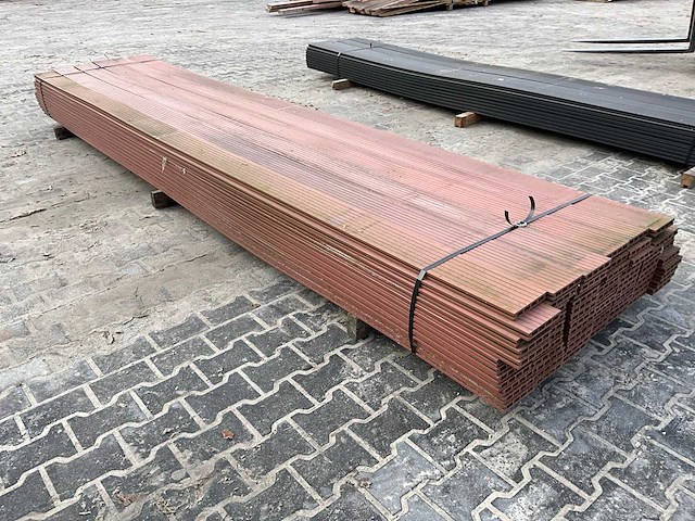 Wpc kunststof dekdeel 2.3x14.5x420 cm (80x) - afbeelding 3 van  5