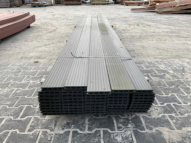 Wpc kunststof dekdeel antra 2.3x14.5x420 cm (44x) - afbeelding 4 van  5