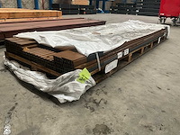 Wpc kunststof gardenwall 2,5x12,1x300 cm (44x) - afbeelding 2 van  5