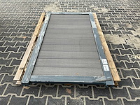 Wpc-premium poort 183x98 cm dark grey - afbeelding 2 van  5