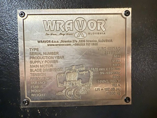 Wravor - 2025 - wrc 1015 ac - lintzaagmachine - afbeelding 22 van  39