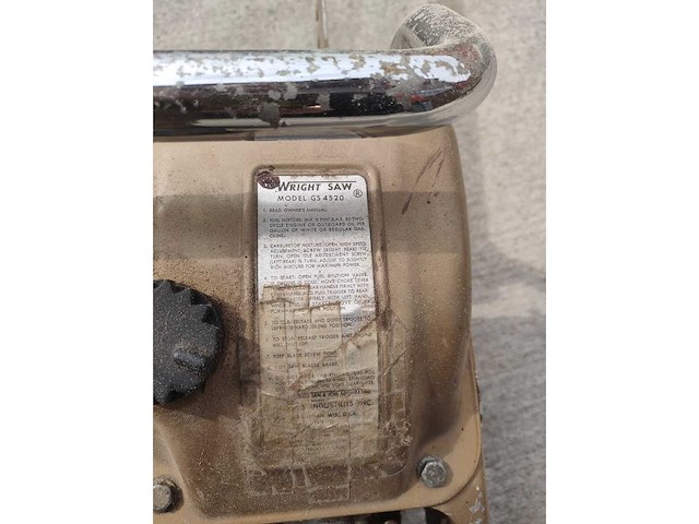 Wright gs 4520 benzine zaag - afbeelding 5 van  5