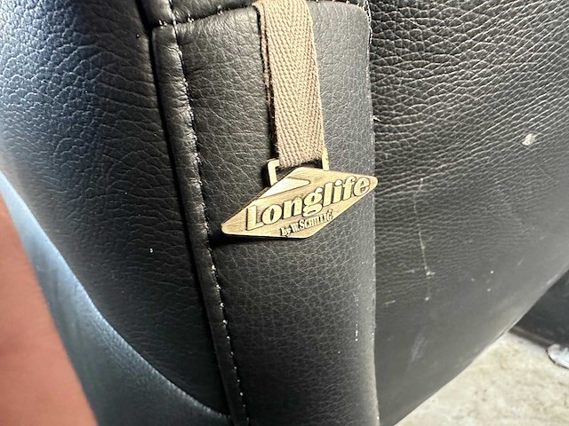 W.schilling longlife verstelbare lederen fauteuil - afbeelding 2 van  3