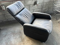 W.schilling longlife verstelbare lederen fauteuil - afbeelding 3 van  3