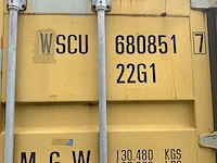 Wscu - 20 ft - opslagcontainer / zeecontainer - afbeelding 5 van  8