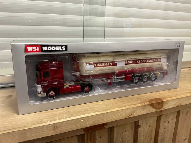 Wsi model 1:50 daf xf space cap tieleman transport - afbeelding 2 van  3