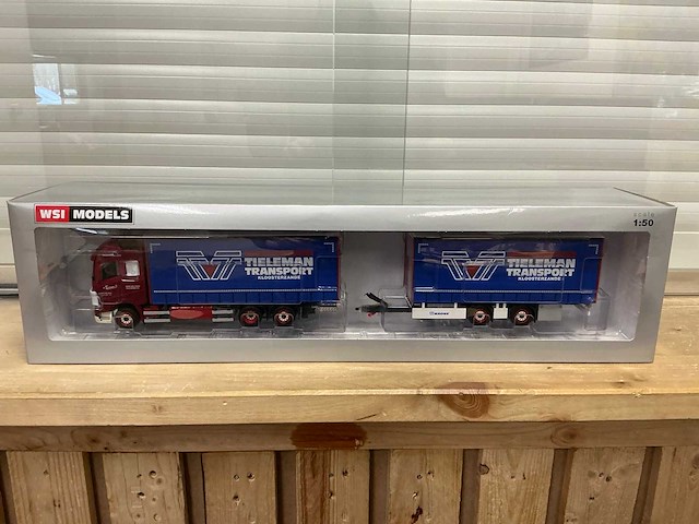Wsi model 1:50 volvo fh 6x2 tieleman transport - afbeelding 2 van  3