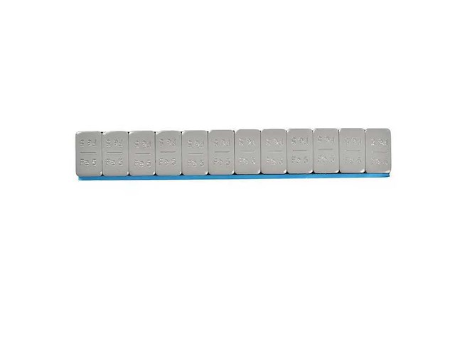 Wsp - plaklood - 12x5g 100 strips 6kg grijs doos (4x) - afbeelding 1 van  3