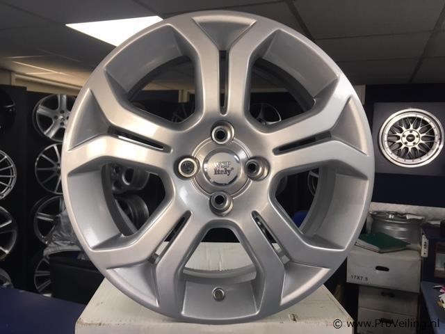 Wsp w2505 aluminium velgenset - 4x100 6.5j et37 - afbeelding 1 van  1