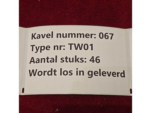 Wt - bedlamp tw 01 - wall lamp (46x) - afbeelding 3 van  3