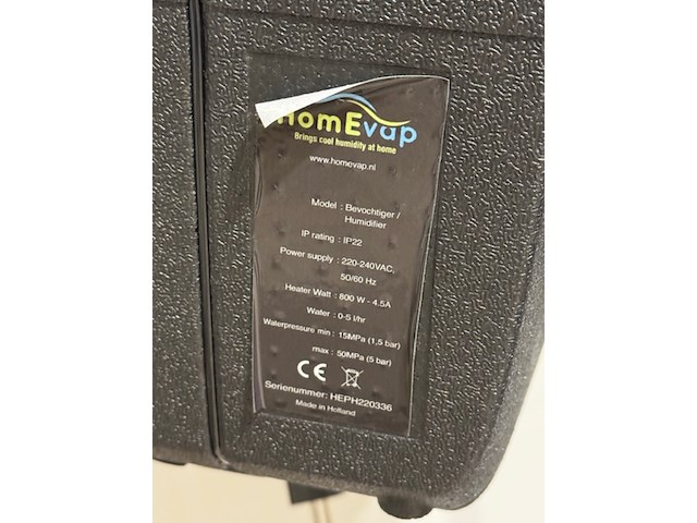 Wtw luchtbevochtiger homevap - afbeelding 2 van  4