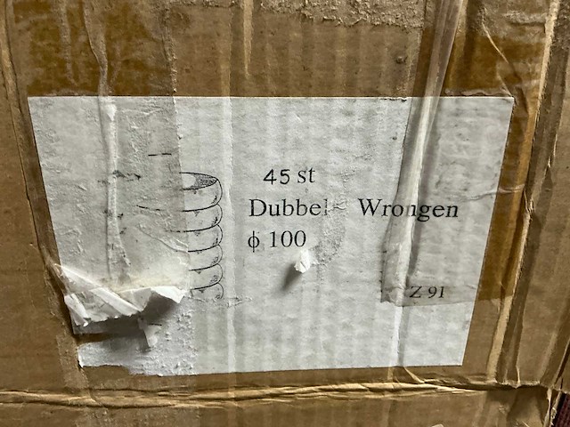 Wulsten zink ø100 installatiemateriaal (45x) - afbeelding 2 van  2