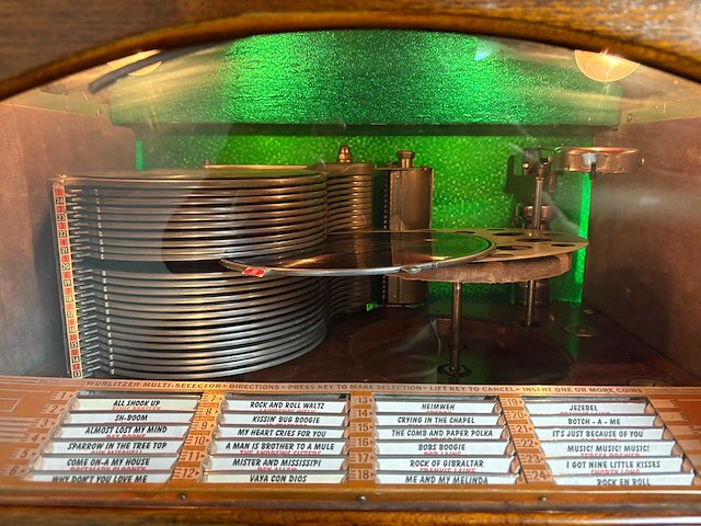 Wurlitzer - 1015 peacock - jukebox - afbeelding 3 van  18