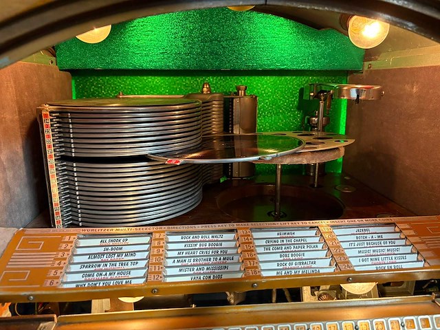 Wurlitzer - 1015 peacock - jukebox - afbeelding 6 van  18