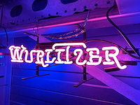 Wurlitzer glas neon decoratie - afbeelding 1 van  2